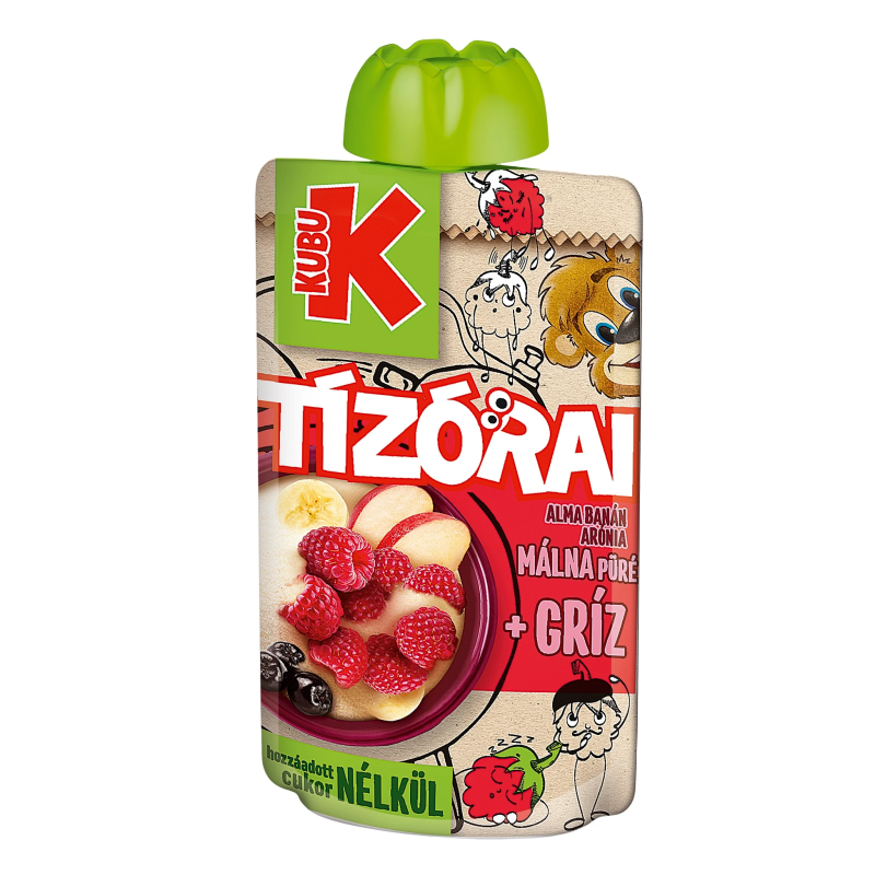 Kubu Tízórai alma-banán-arónia-málna püré grízzel 100 g