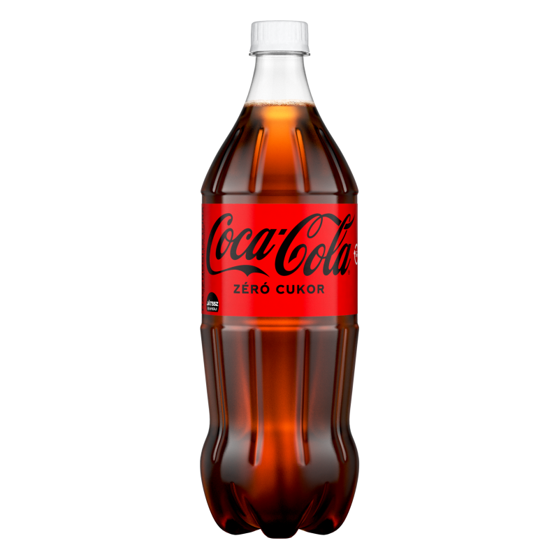 Coca-Cola Zero energiamentes szénsavas üdítőital édesítőszerekkel 1 l