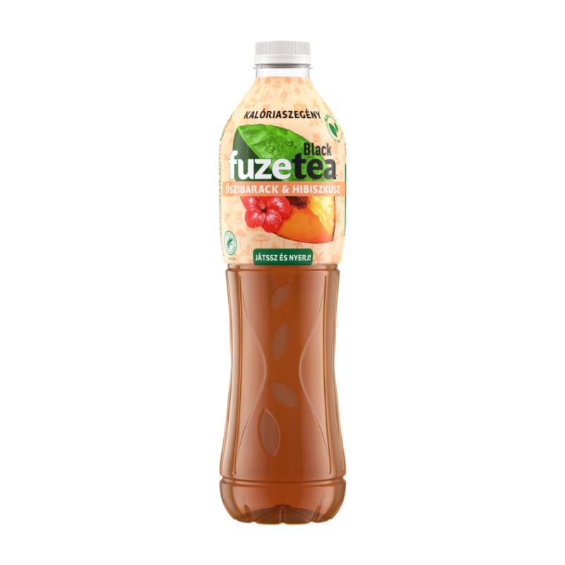 Fuzetea fekete tea 1,5 l őszibarack-hibiszkusz