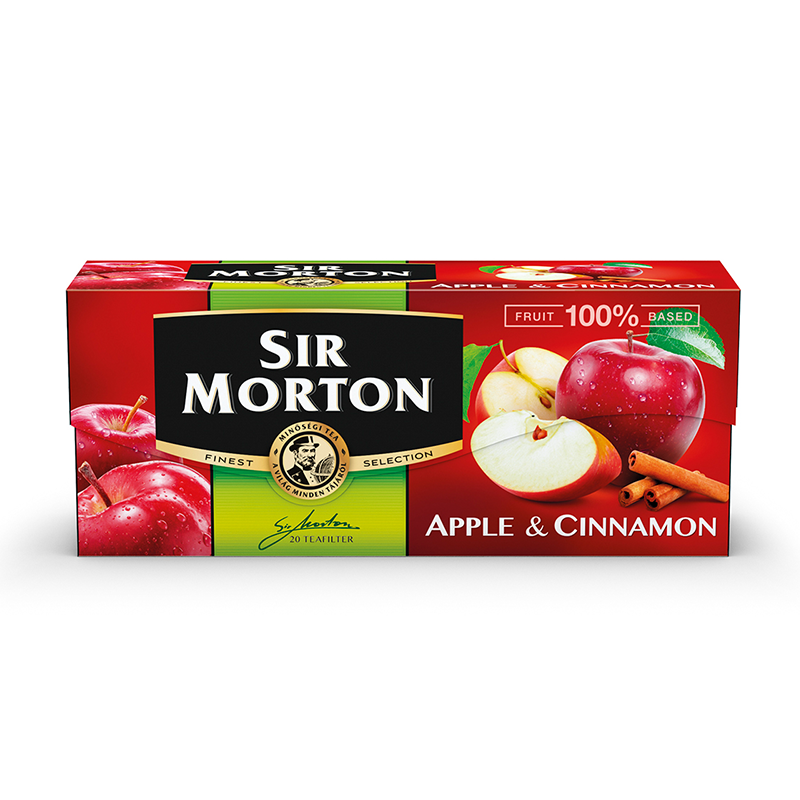 Sir Morton Gyümölcstea 20 filteres almás-fahéjas