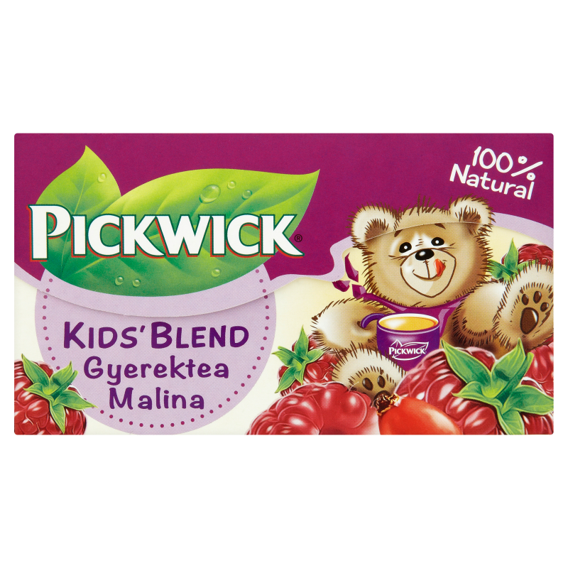 Pickwick Gyerektea 20 filteres málna ízű