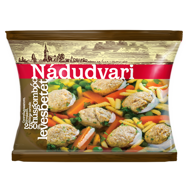 Nádudvari húsgombóc levesbetét 250 g fagyasztott