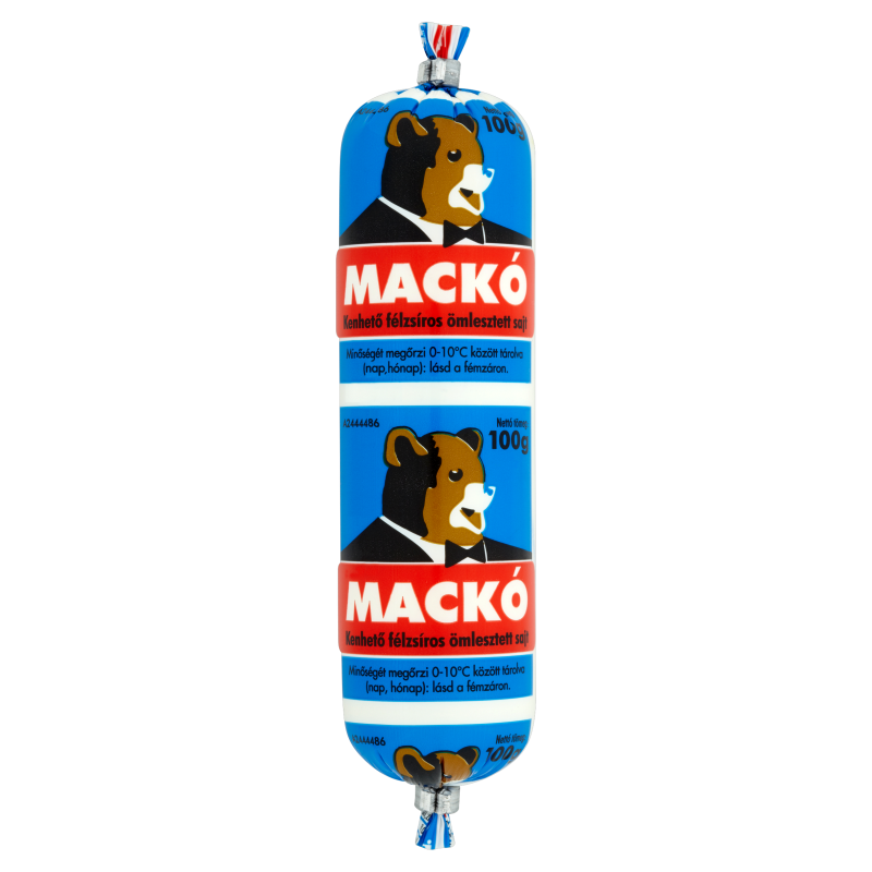 Mackó tömlős sajtkrém 100 g natúr