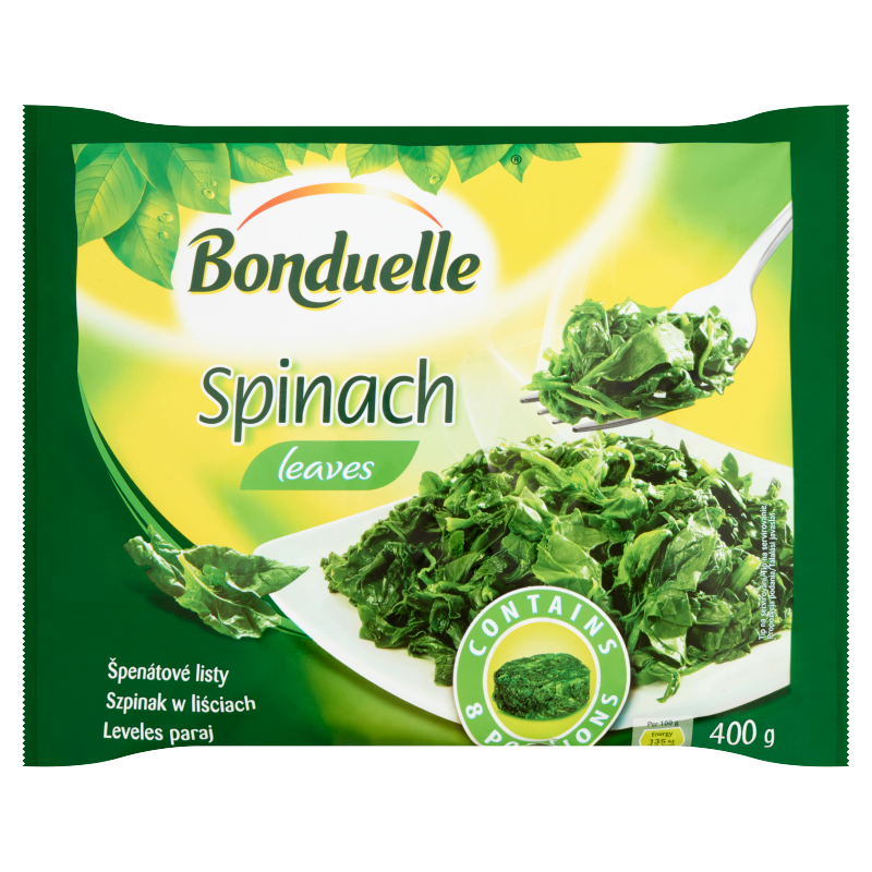 Bonduelle fagyasztott leveles spenót 400 g