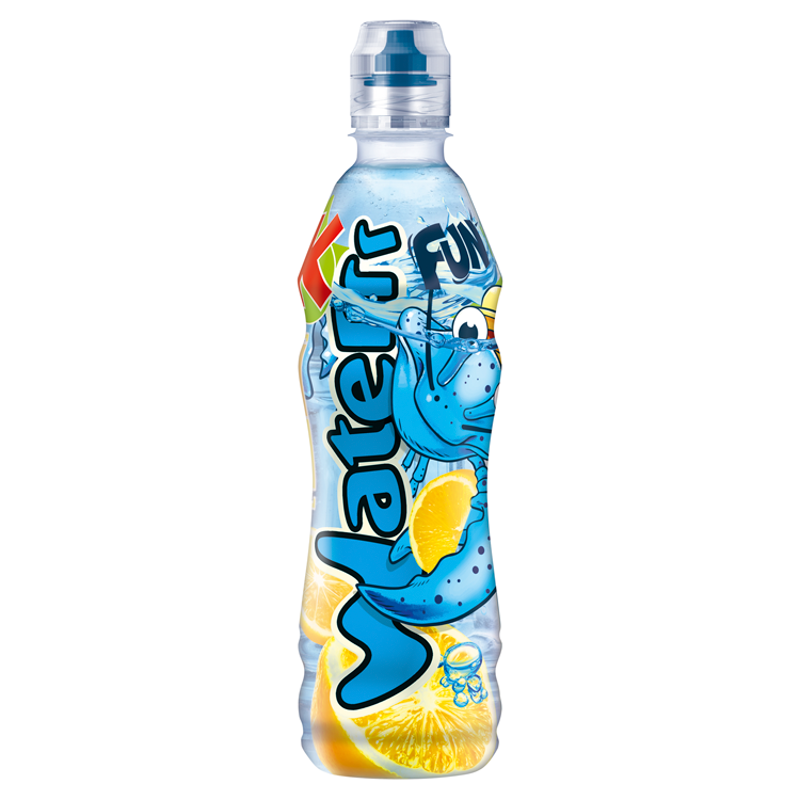 Kubu Waterrr szénsavmentes üdítőital 0,5 l citrom ízű