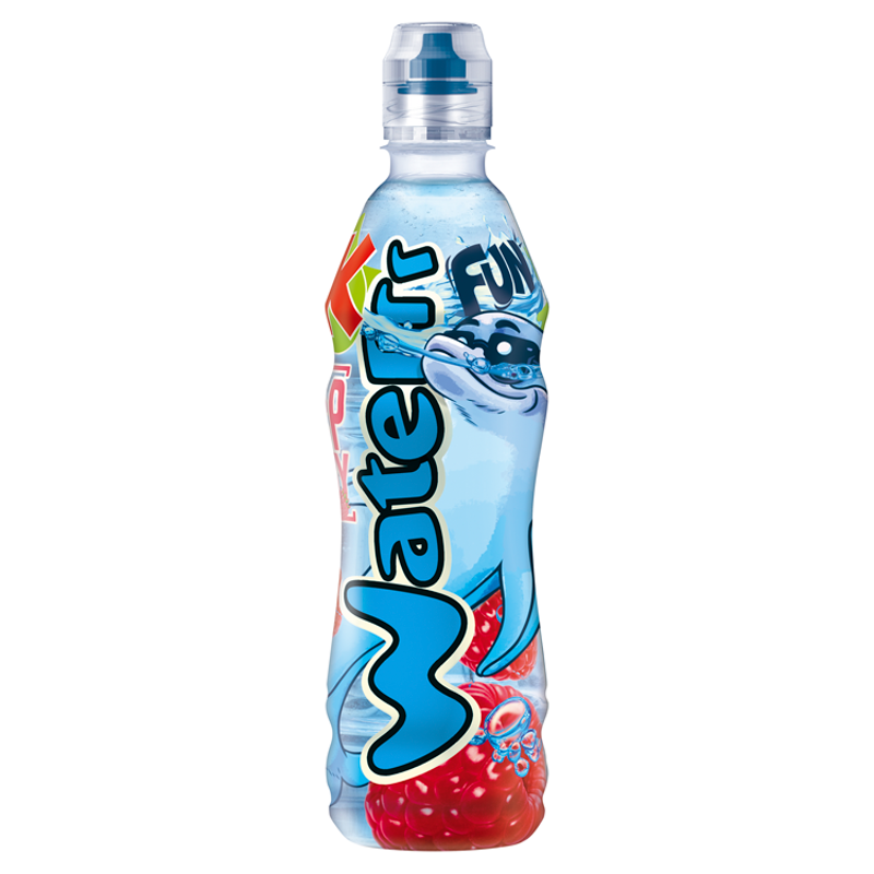 Kubu Waterrr szénsavmentes üdítőital 0,5 l málna ízű