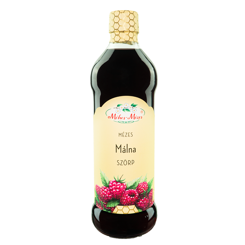 Méhes-Mézes szörp 500 ml mézes málna 53%