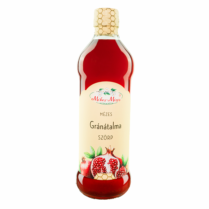 Méhes-Mézes szörp 500 ml mézes gránátalma 50%