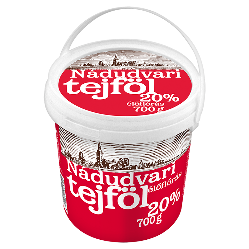 Nádudvari élőflórás tejföl 700 g 20%