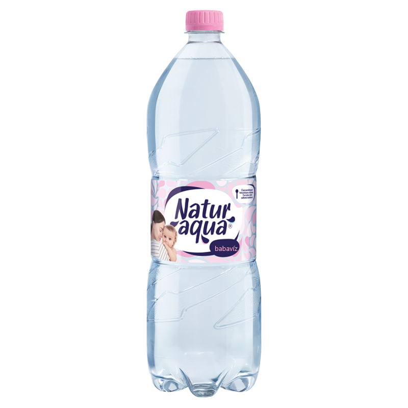 NaturAqua babavíz szénsavmentes természetes ásványvíz 1 l