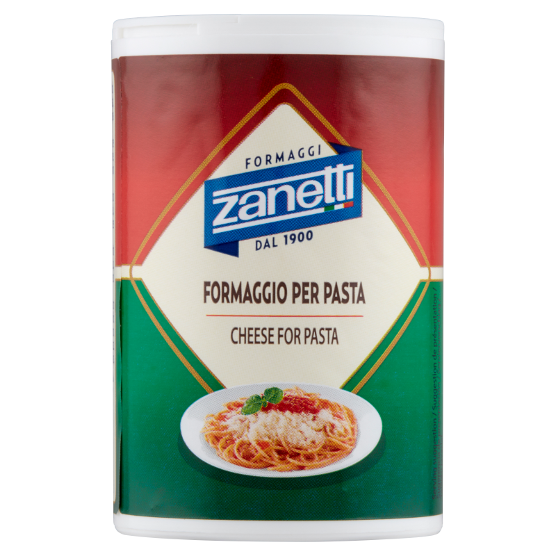 Zanetti parmezán jellegű reszelt sajt 50 g szóródobozos
