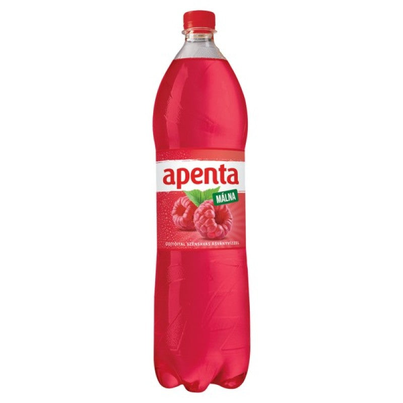 Apenta üdítőital természetes szénsavas ásványvízzel 1,5 l málna ízű