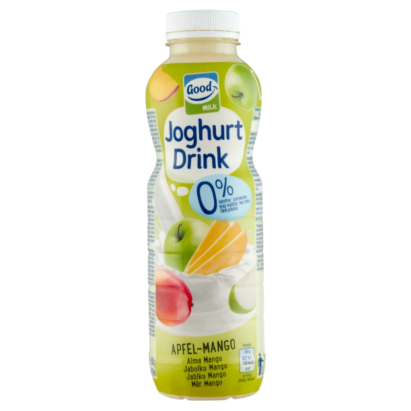 Good Milk 0% zsírtartalmú joghurtital 500 g alma-mangó