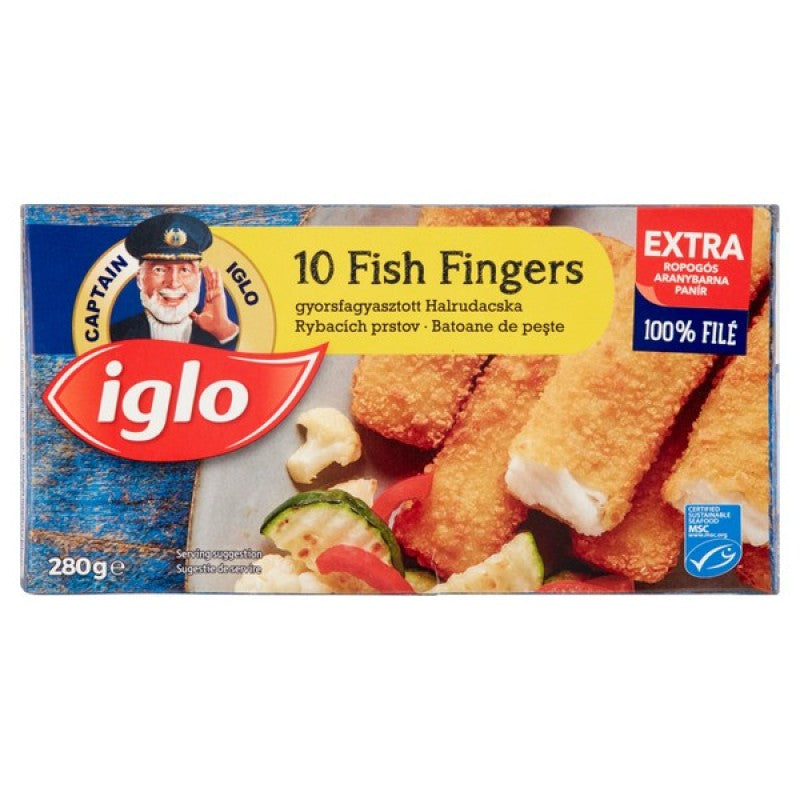 Iglo fagyasztott halrudacska 280 g 10 db