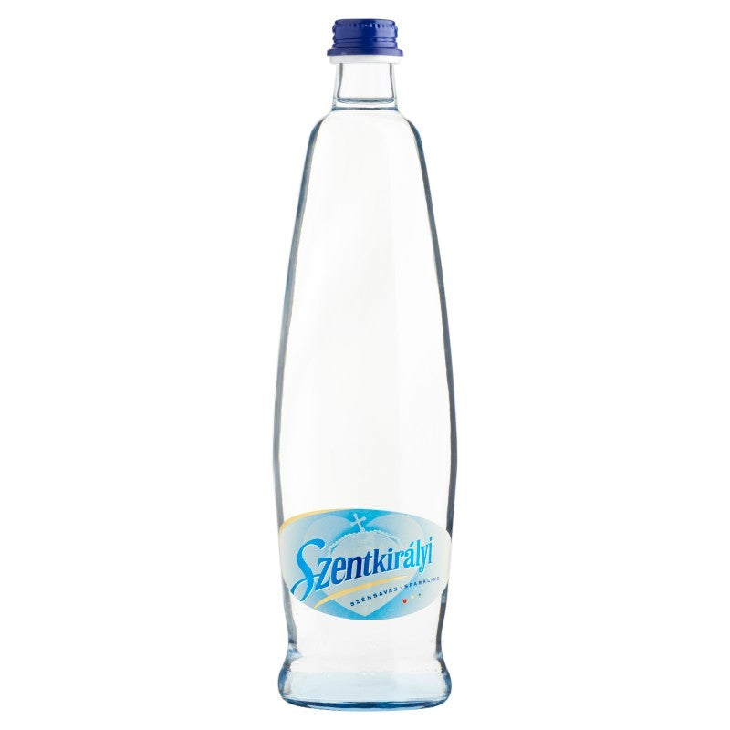 Szentkirályi természetes ásványvíz 0,75 l szénsavas, visszaváltható üvegben