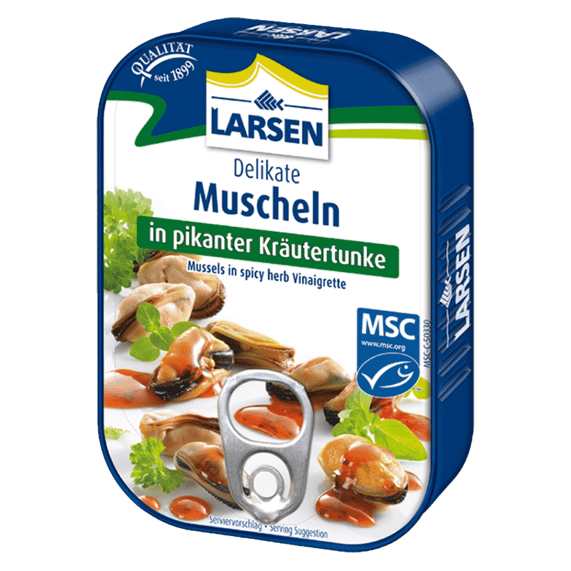 Larsen kagyló 110 g fűszeres pácban