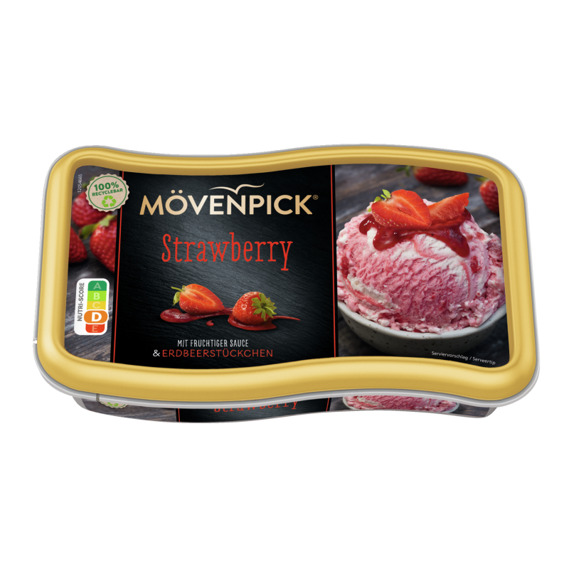 Mövenpick jégkrém 850 ml epres