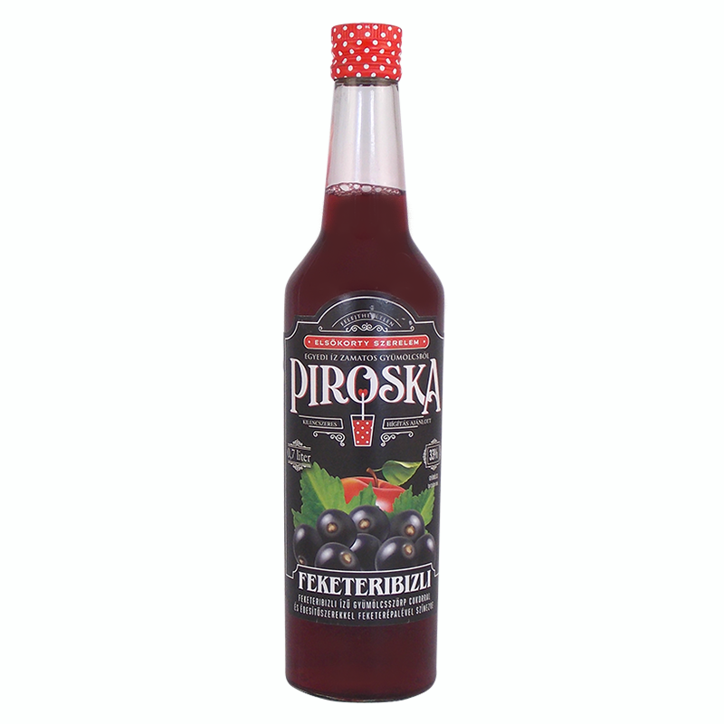 Piroska gyümölcsszörp 0,7 l feketeribizli, édesítőszerrel