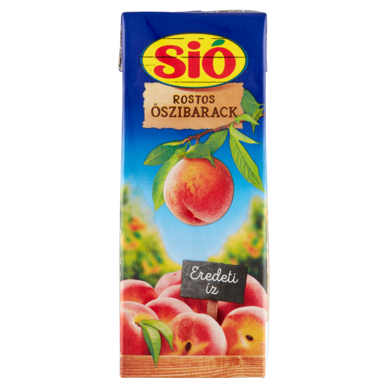 Sió gyümölcsital 0,2 l rostos őszibarack 20%