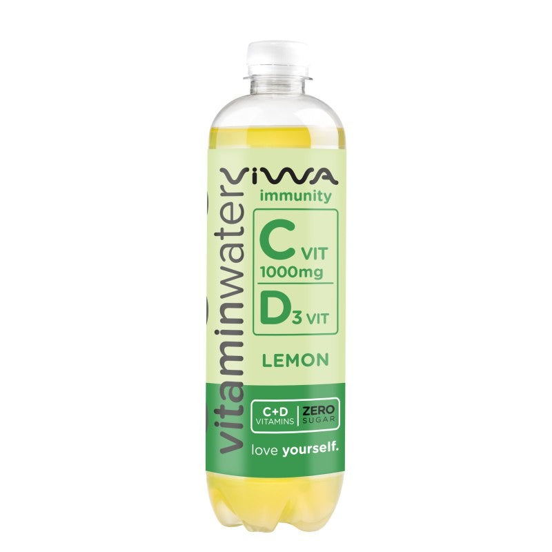 Viwa Zero Immunity szénsavmentes üdítőital vitaminokkal 0,6 l citrom ízű